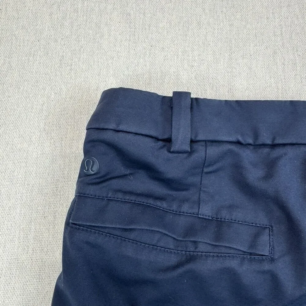 Lululemon Commission Pants Mens 28x32 Slim Navy Ventlight Performance Golf Smart